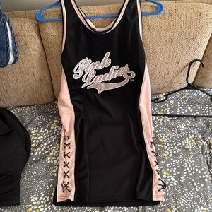 Steve & Barry's Black and Pink Women's Top